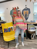 Ladies Open Knit Sweater
