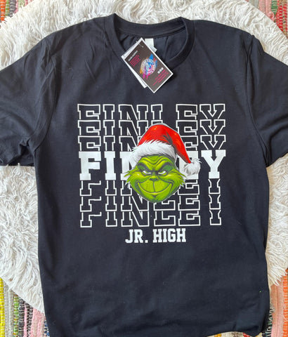 Unisex Short Sleeve T - Finley Christmas Grinch
