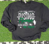 CJH Rising Flames - Unisex Tshirt and Sweatshirt