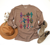 Unisex Long Sleeve T - Christmas Cactus