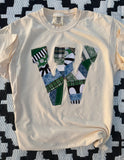 Custom Quilt Block Initial shirt