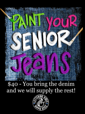 Paint Your Senior Jeans