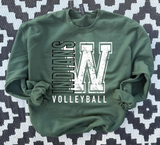 Unisex Sweatshirt - Waxahachie Volleyball Texas (Copy)