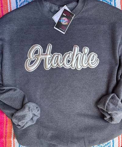 Unisex Sweatshirt - Hachie Metallic Puff