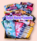 Custom Dyed Hand Towels