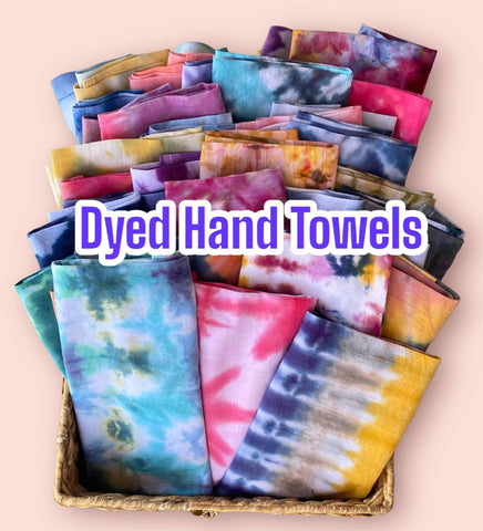 Dyed Hand Towels