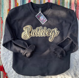 Unisex Sweatshirt - Bulldogs Metallic Puff