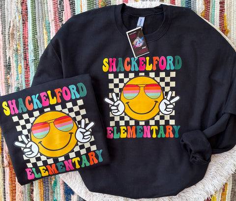 Unisex Sweatshirt - Shackelford Elementary Smile