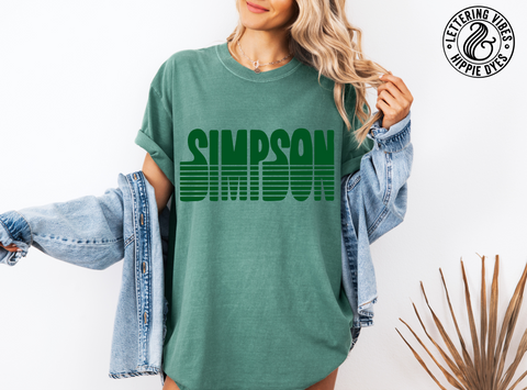 Unisex Short Sleeve T - Simpson Stripes