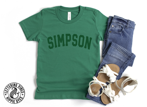 Unisex Short Sleeve T - Simpson Curved