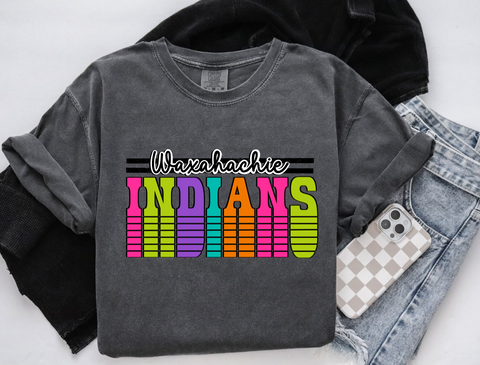 Unisex Short Sleeve T - Custom Bright Stripes