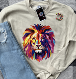 Unisex Sweatshirt - Abstract Lion