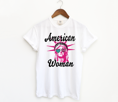 Unisex Short Sleeve T - American Woman