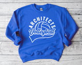 Unisex Short Sleeve T - Architects Volleyball Swoop New!