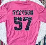 Unisex Short Sleeve T - Baseball Mom Glitter
