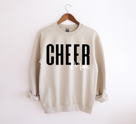 Unisex Sweatshirt - Cheer Mom BW