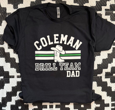 Unisex Short Sleeve T - Coleman Drill Team Dad
