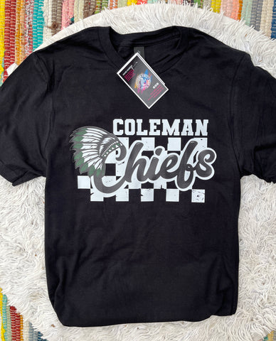 Unisex Short Sleeve T - Coleman Checkered