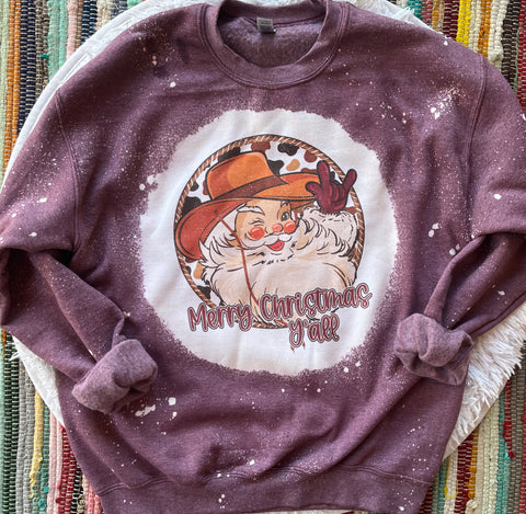 Unisex Sweatshirt - Cowboy Santa