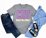 Unisex Short Sleeve T - CRU Sand Volleyball