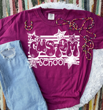 Unisex Short Sleeve T - Custom School Stars and Stripes