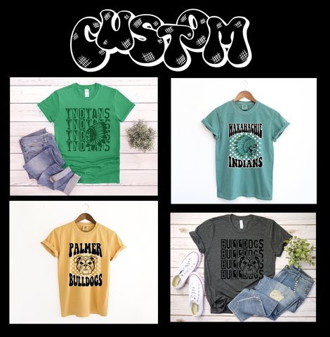 Unisex Short Sleeve T - Custom Stamped, Custom Stars