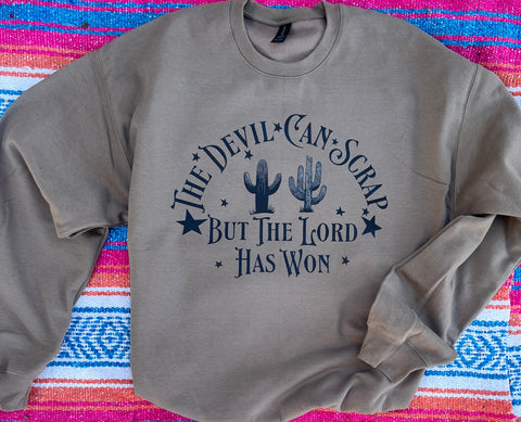 Unisex Sweatshirt - The Devil Can Scrap