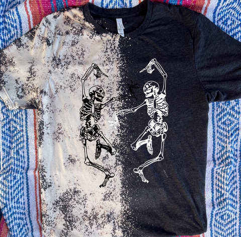 Unisex Short Sleeve T - Dancing Skeletons