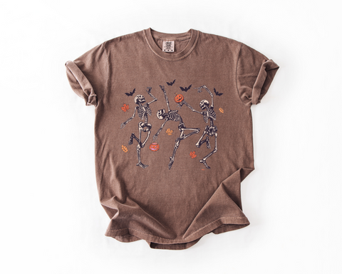 Unisex Short Sleeve T - Dancing Skelatons