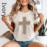 Unisex Short Sleeve T - Distressed Cross