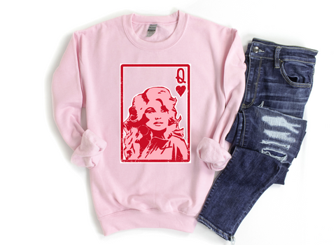 Unisex Sweatshirt - Dolly Queen of Hears