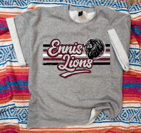 Unisex Sweatshirt T Shirt- Ennis Retro