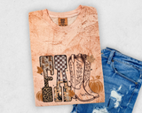 Unisex Short Sleeve T - Fall Boots