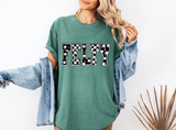 Unisex Short Sleeve T - Felty Checkered Stars