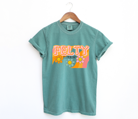 Unisex Short Sleeve - Groovy Felty Elementary