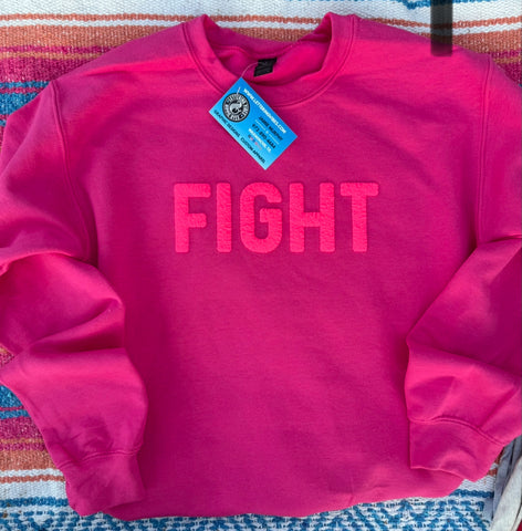 Unisex Sweatshirt - Pink Fight