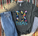 Unisex Short Sleeve T - Geo Texas