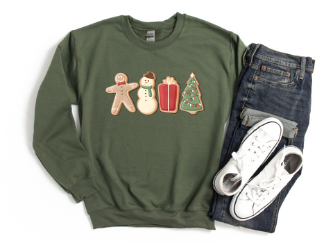 Unisex Sweatshirt - Gingerbread Cookies