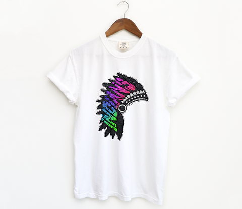 Unisex Short Sleeve - Glitter Indians