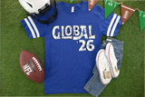 Global Typo - Unisex Short Sleeve Football T or Sweatshirt