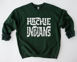Distressed Hachie - Unisex Sweatshirt and T Shirt