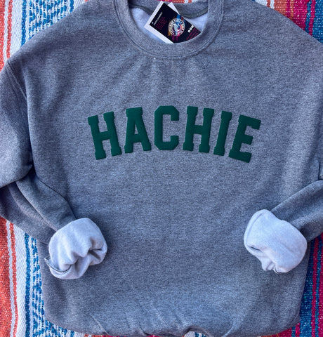 Unisex Sweatshirt - Hachie Green Puff