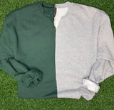 Custom Halfsie Combo - Unisex Short Sleeve and Sweatshirt