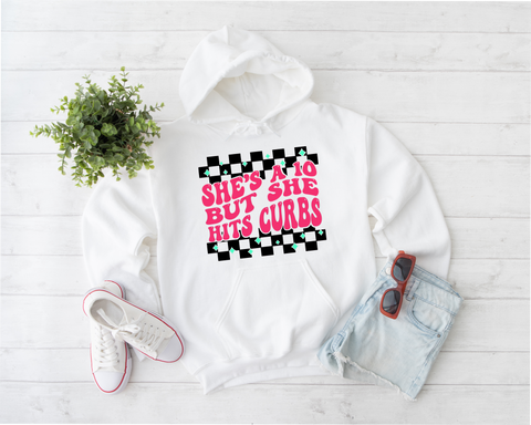 Unisex Hoodie - Hits Curbs