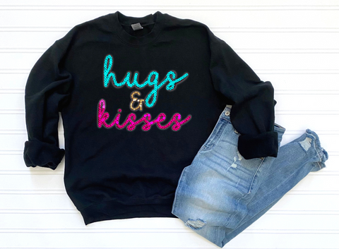 Unisex Sweatshirt - Hugs & Kisses