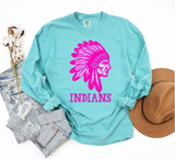 Unisex Short Sleeve T - Pink Indians