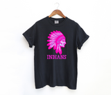 Unisex Short Sleeve T - Pink Indians