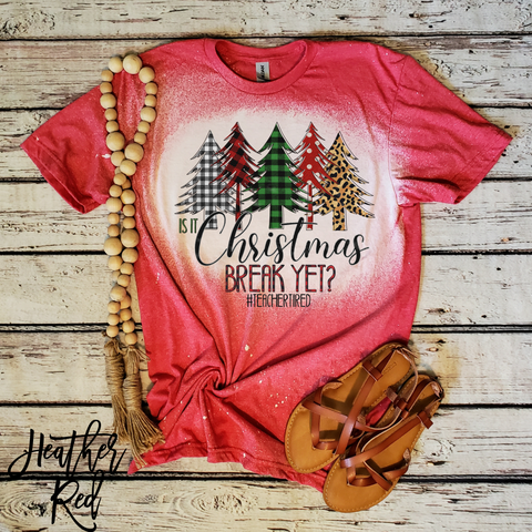 Unisex Short Sleeve T - Is It Christmas Break Yet