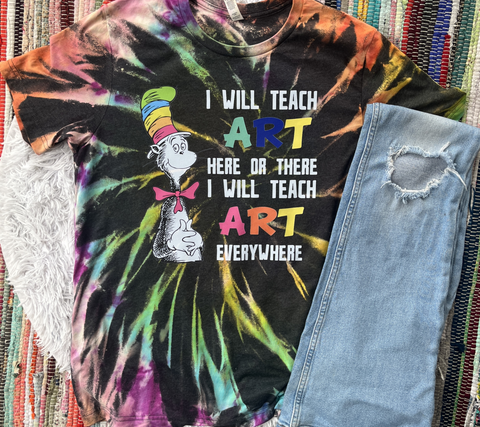 Unisex Short Sleeve T - I Will Teach Art