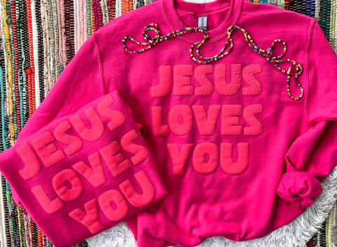 Unisex Sweatshirt - Jesus Loves You